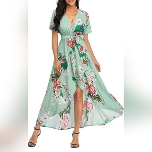 NWT Pinup Fashion High Low Maxi Dress